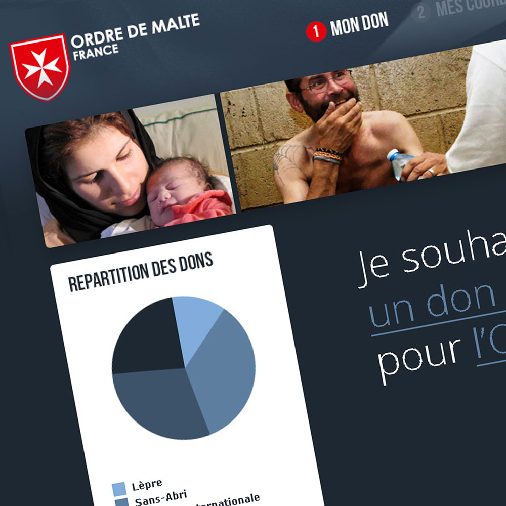 Formulaire de dons en ligne